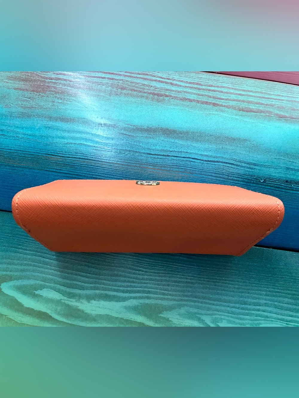 NEW without tag🏝️Tory Burch burnt orange sunglasses case - Picture 4 of 7